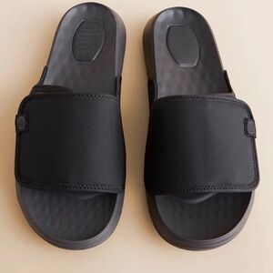 Hey Dude Black Slide Sandals